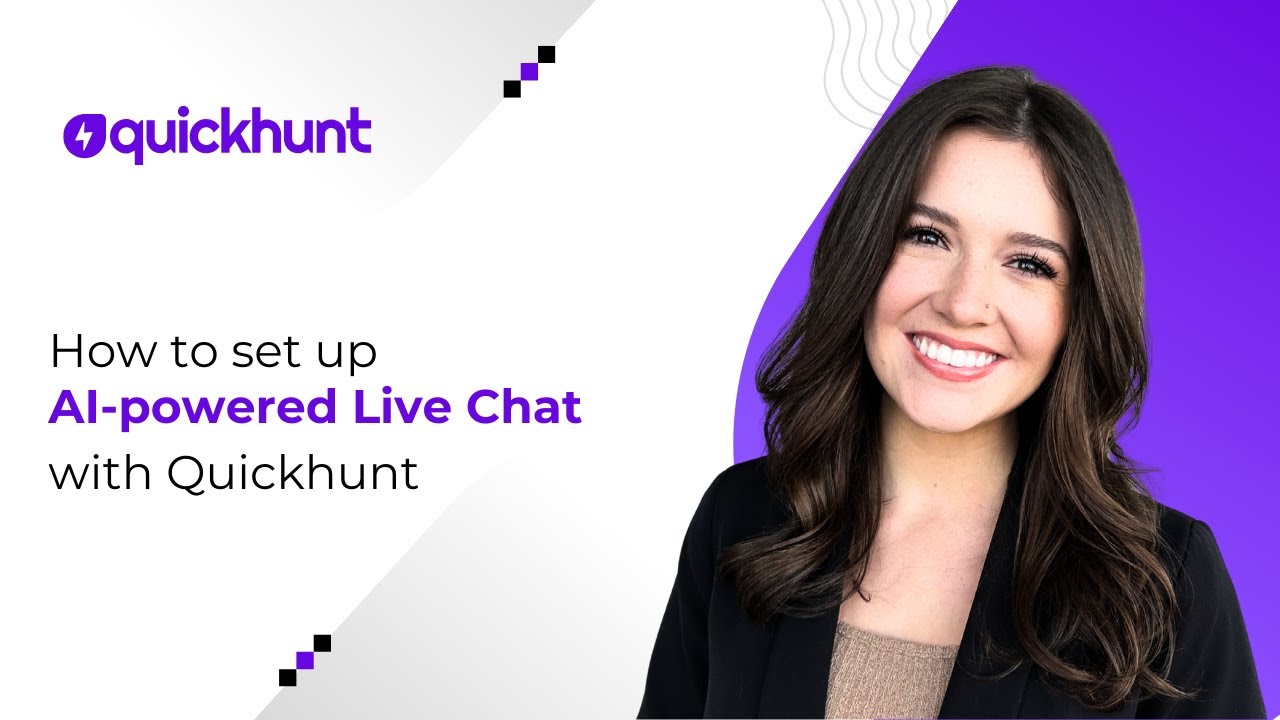 How to setup  AI-Powered Live Chat with Quickhunt