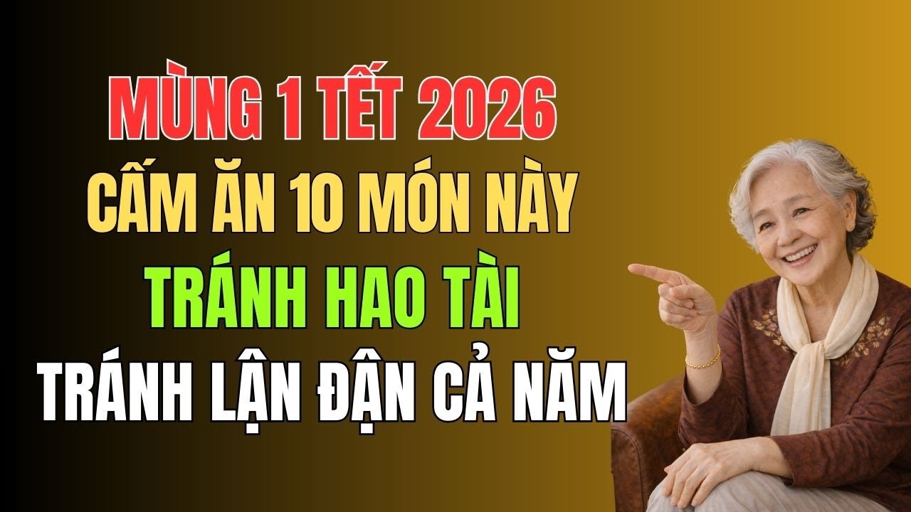 Mùng 1 Tết 2026 Đừng Ăn 10 Món Này – Tránh Hao Tài, Tránh Lận Đận Suốt Cả Năm .