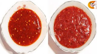 2 types of easy pizza sauce recipe in urdu | by skill cuisine