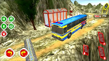 NYDP Police Bus Transport Game || Offroad Police Bus Transport Game || Police Bus Games