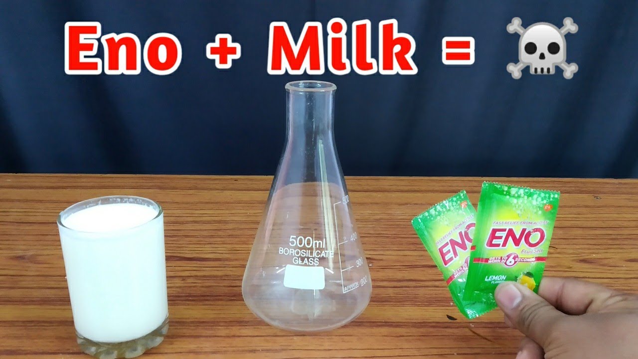 What Happens when we mix ENO and Milk Dudh aur ENO ko mix kane pr