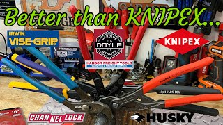 New Harbor Freight Doyle vs KNIPEX Channellock Irwin Adjust Pliers screenshot 5
