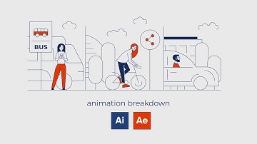 City Mobility (Illustrator & After Effects Tutorial / Breakdown)