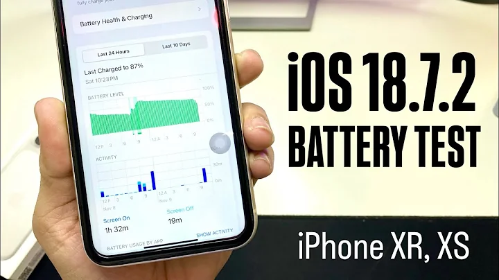 iOS 18.7.2 New Update Battery Test & Review on iPhone XS, XR