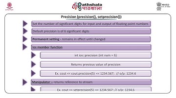 Formatted Input-Output Operations in C++ (IT)