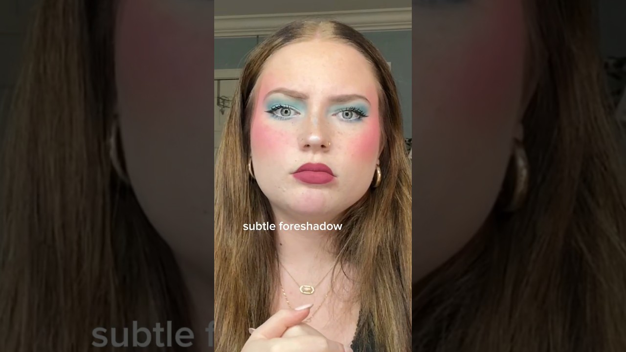 pre shower makeup… Pls send help! 