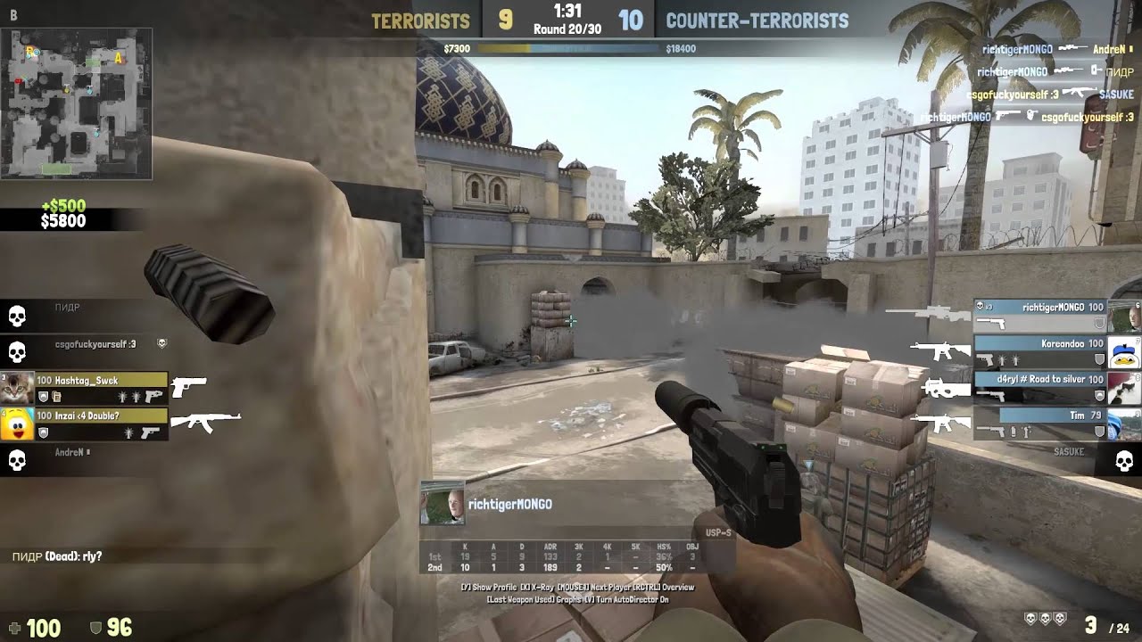 MadMaking - Dust2 - ACE - 4k AWP & 1k USP-S