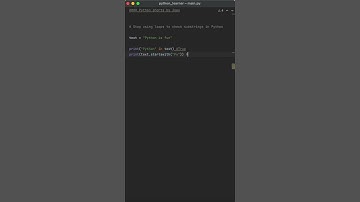 Stop using loops to check substrings in Python  #coding #pythonforeveryone