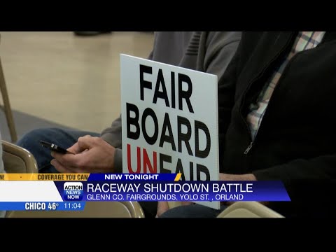 Hundreds in Orland confront Glenn County Fairgrounds Board on Orland Raceway closure