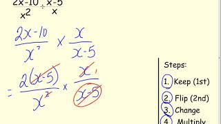 9  Multiplying and Dividing Algebraic Fractions National 5 video