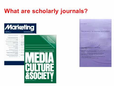 Video: Panahon ba ang mga scholarly journal?