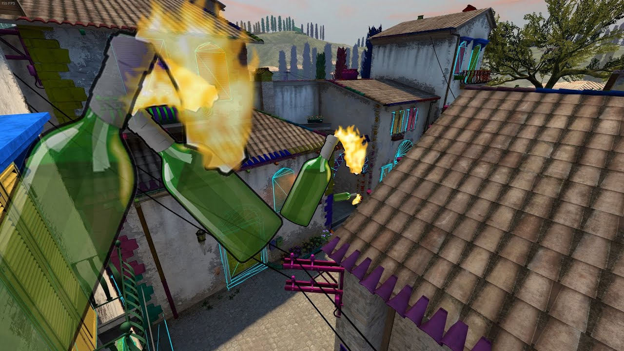 Новый Молотов 🔥 на Инферно со Второго Мида в Арку (баг скайбокс) | Самый лютый молотов (не кликбейт)