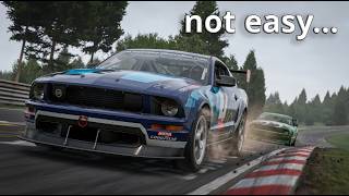 Racing that Ford Mustang with the ANTIQUE SUSPENSION!
