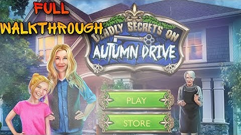 Deadly Secrets of Autumn Drive Walkthrough