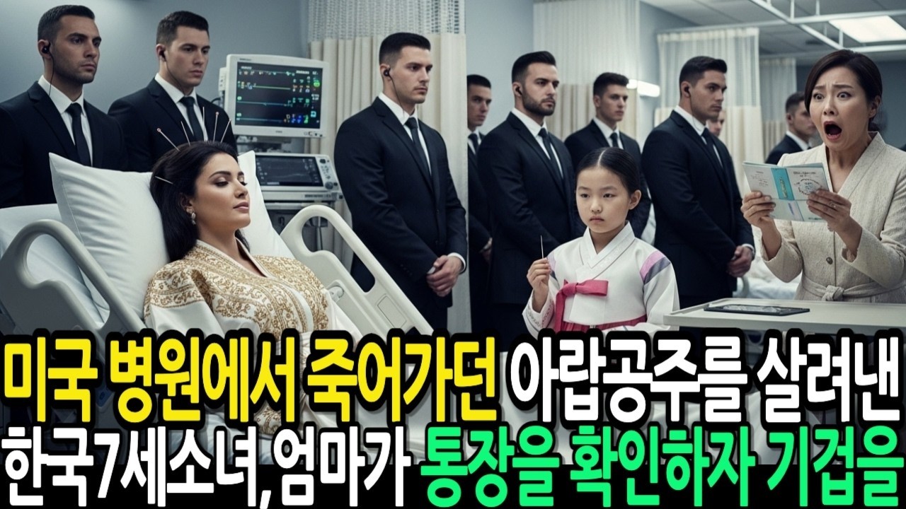 미국 병원에서 죽어가던 아랍공주를 살려낸 한국7세소녀, 엄마가 통장을 확인하자 그즉시 세계 10대부자순위에 이름을 올리게되는데