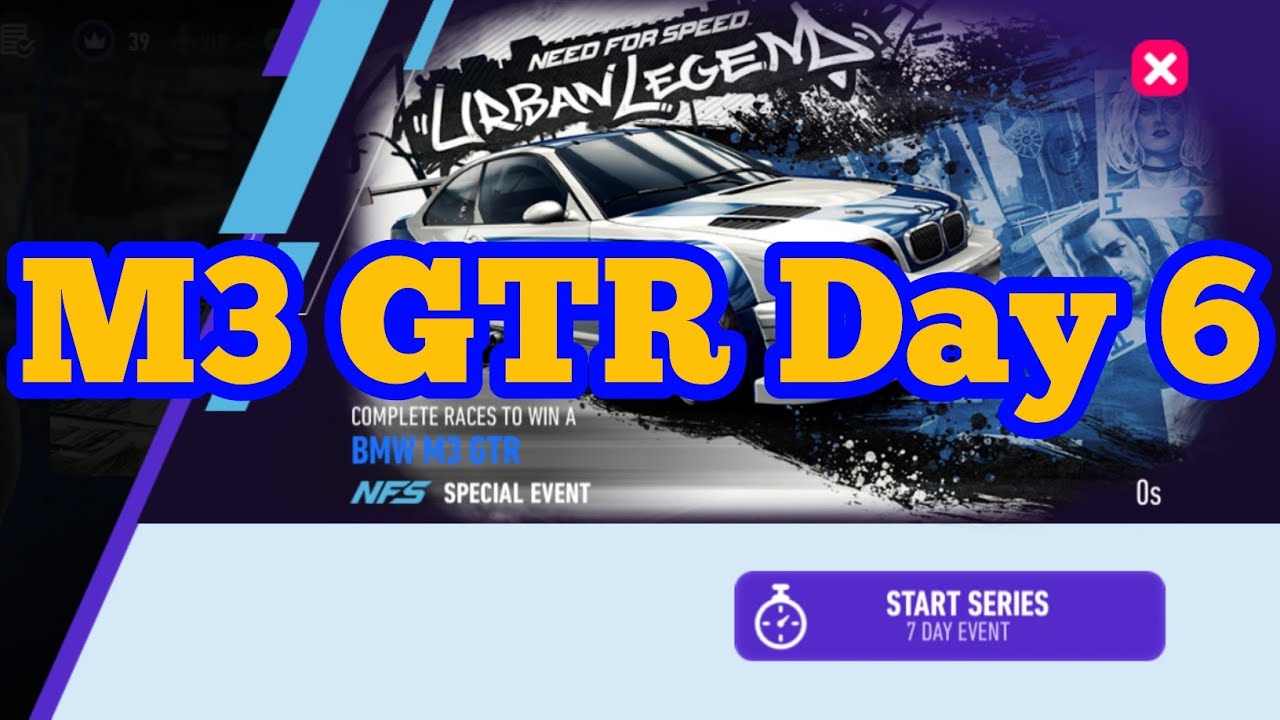 How to Win Day 6 of the BMW M3 GTR Special Event in NFS No Limits