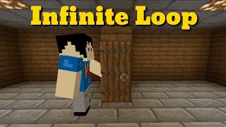 Infinite room in Minecraft Tutorial {Loop} (Command block Creation)