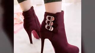 Botines Piel Color vino YouTube