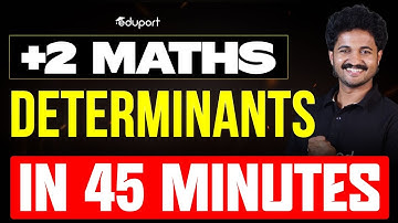 Plus Two Maths | Determinants Summary | Eduport Plus Two