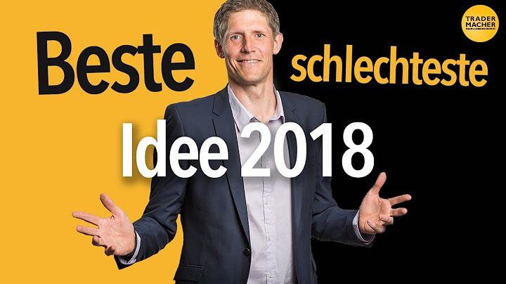 Meine beste Idee 2018 - und meine schlechteste...