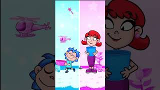 Pink And Blue Colors Color Challenge With Lily And Mom Fun Shorts For Kids