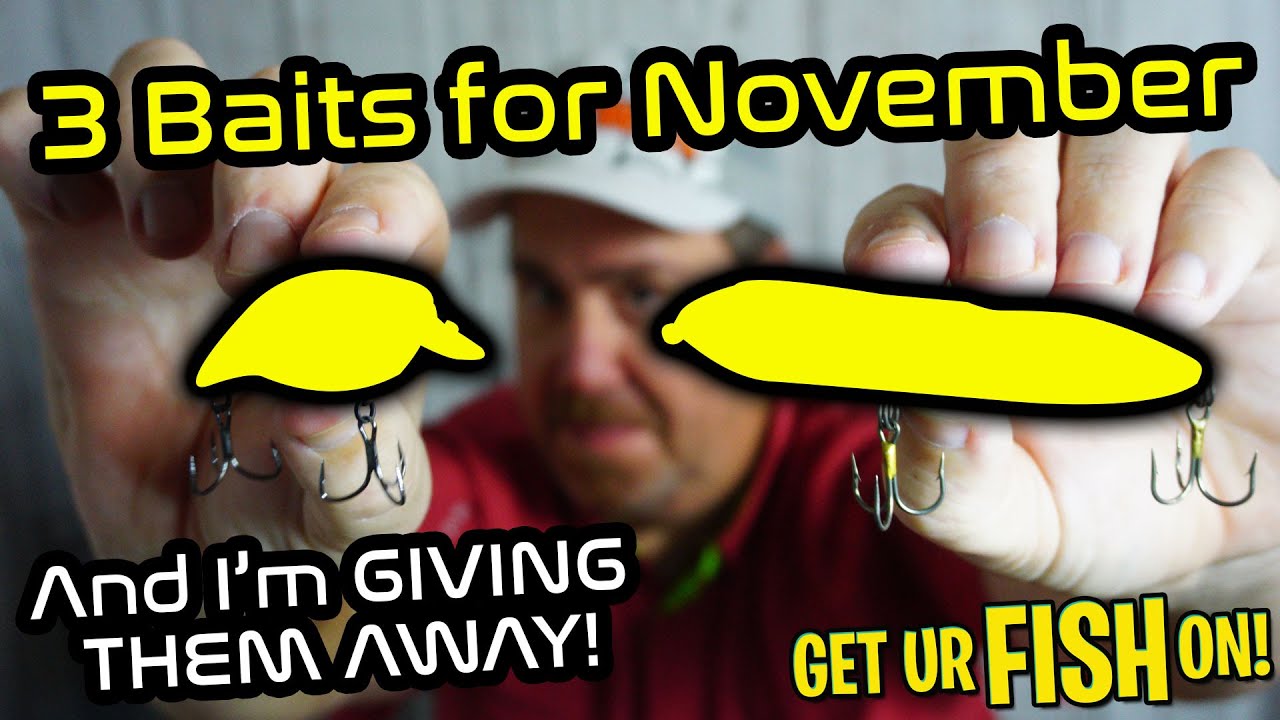 November Bass Fishing Lures Fall Transition Bass Fishing THREE BAITS YouTube