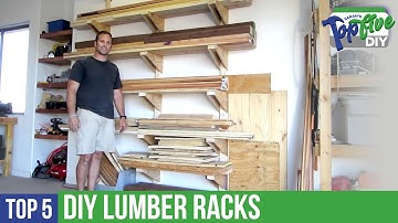 Top 5 DIY Lumber Racks! The Best Maker Videos For Your Next Project!