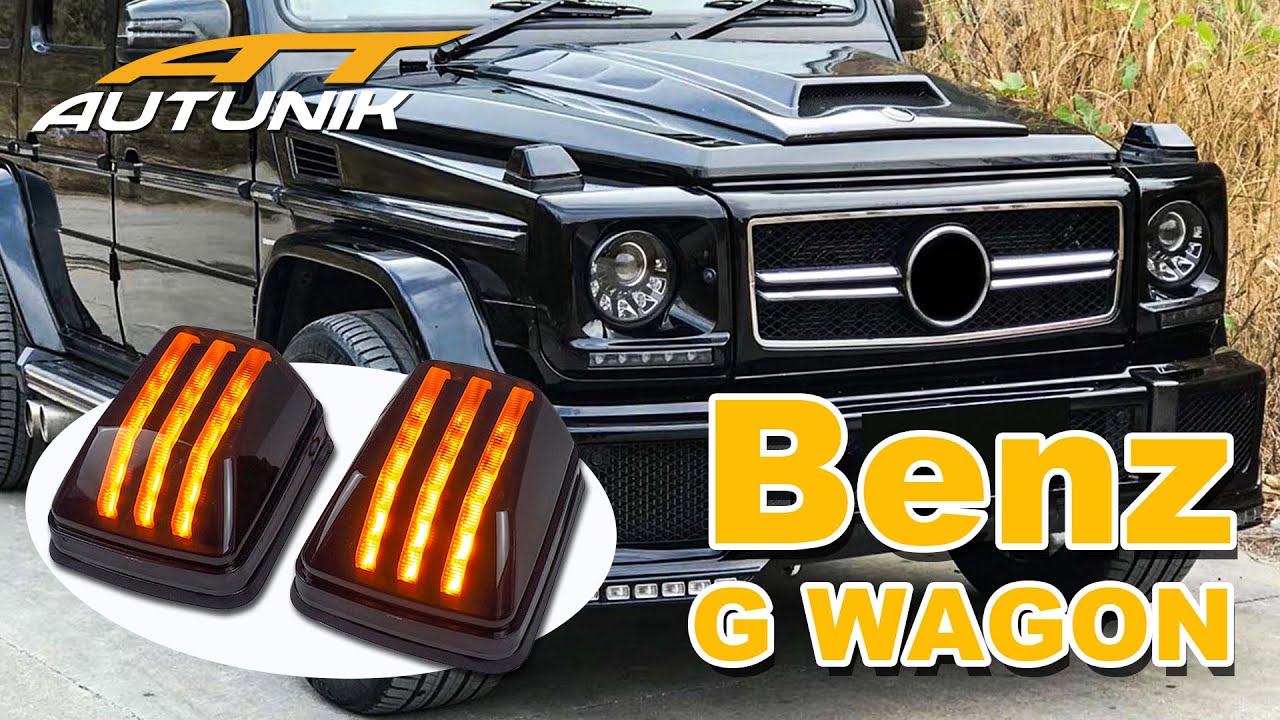 Dynamic Sequential Turn Signal Light for Mercedes Benz G