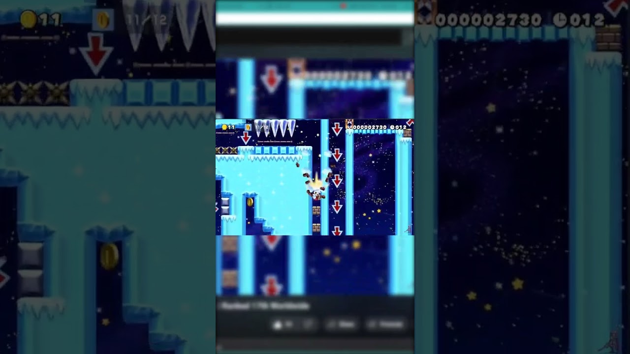 Winter Level Speedrun - Super Mario Maker 2 Highlights | 52N-1PJ-DQG