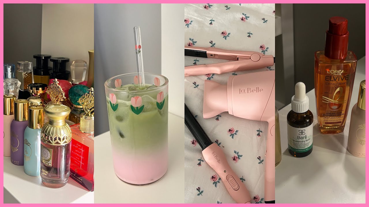 فلوق يومي-ترتيب غرفتي -روتين عنايتي بشعري 💇🏻‍♀️🌸💗