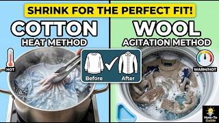 👕 How to Shrink a Shirt for a Perfect Fit: Cotton & Wool Techniques How To Shrink Button Up Shirt