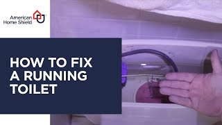 Plumbing Repair - How To Fix A  Running Toilet - American Home Shield