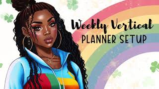 Weekly Vertical Planner Setup
