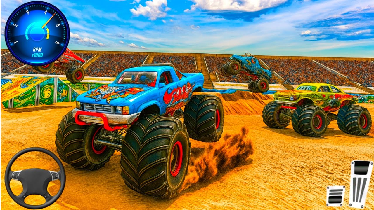 Extreme Monster Truck Offroad Driving - Monster Truck Off Road Racing - Android Gameplay