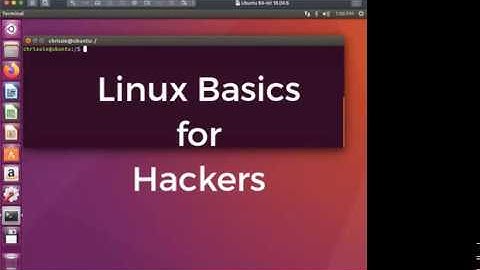 Linux Basics for Hackers Pt 1