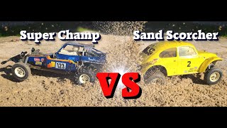 Tamiya Sand Scorcher vs Super Champ