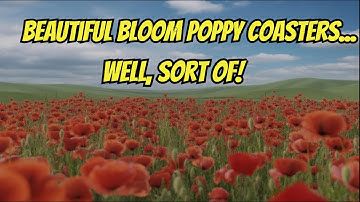 188 My Third Attempt at Resin Poppy Coasters was a SUCCESS...kind of! | 4K