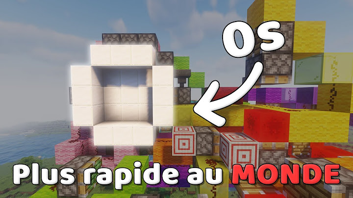 J'ai fait la porte la plus rapide de Minecraft (avec uniquement de la redstone)
