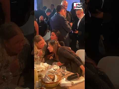 المطرب أحمد جمال وفرح الموجي يجمعان كبار النجوم في ليلة زفافهما