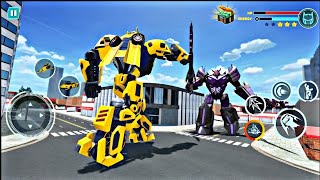 EPIC Robot Fight in City! 🔥 | Mecha Car Game Battle screenshot 5