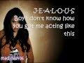 Jasmine V - Jealous lyrics