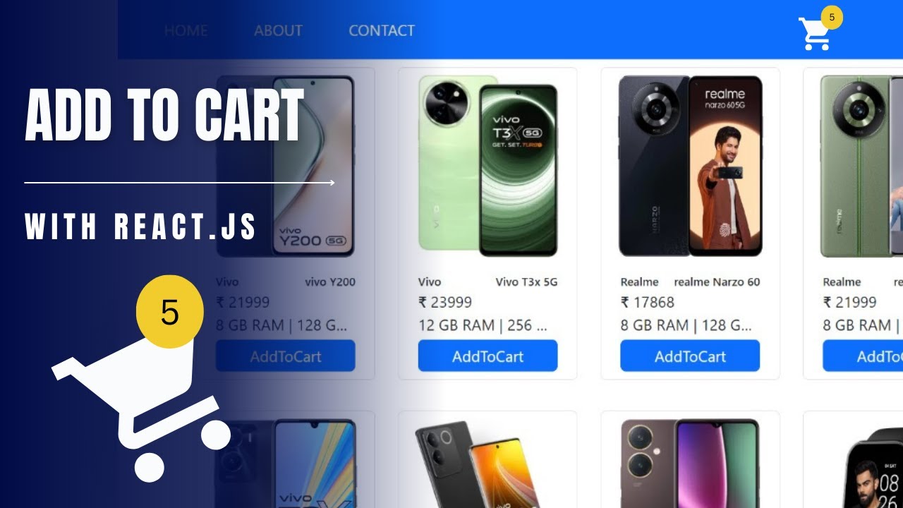 Build an Add to Cart Feature in React.js - Step by Step || For ...