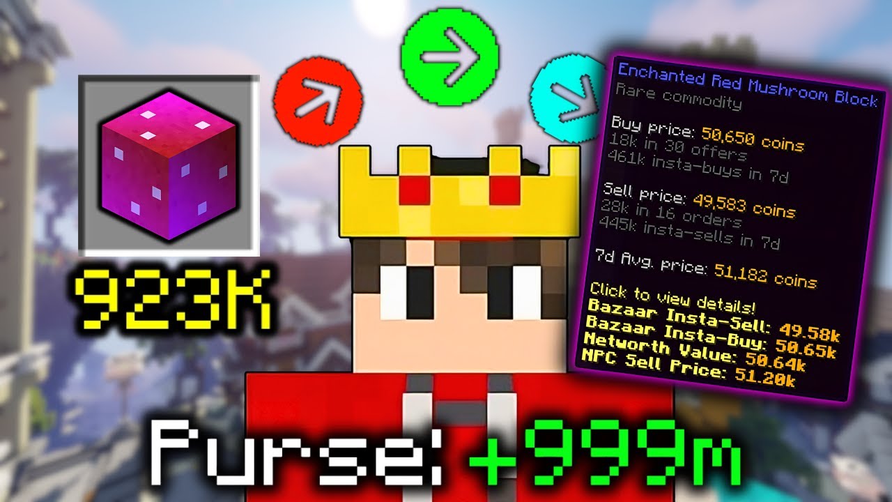 The CHEEKIEST NPC Flip Ever In Hypixel Skyblock... (1 Coin