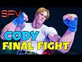 Cody Final Fight vs Abigail Street Fighter V gameplay