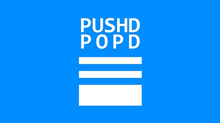Navigate Your Shell With pushd and popd - Quick Tip