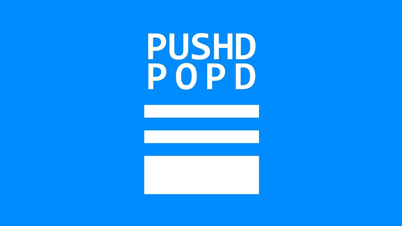 Pushd POPD. POPD POWERSHELL. Pushd