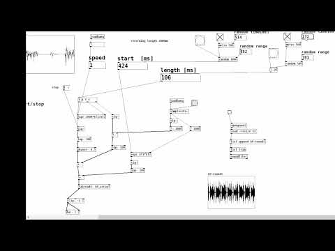 simple looper stutter puredata