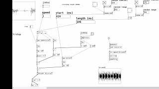simple looper stutter puredata