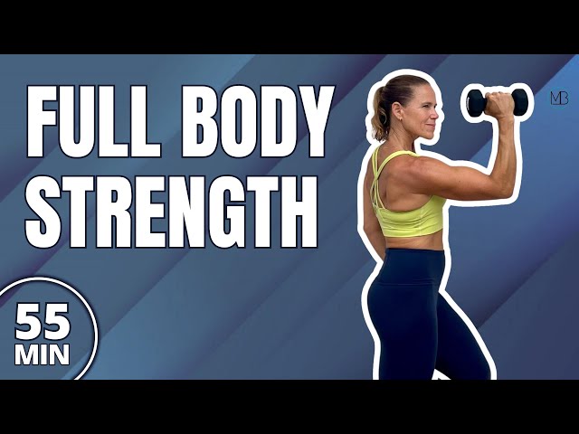 40 MIN STRENGTH Workout With Weights, Full Body, No Repeat 