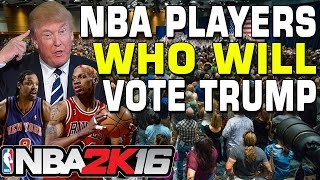 NBA players who will vote Donald Trump @ongphongbo216